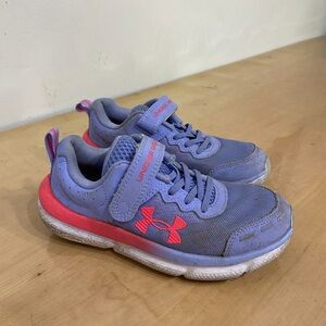Under Armour Kids' Purple and Pink Sneakers
